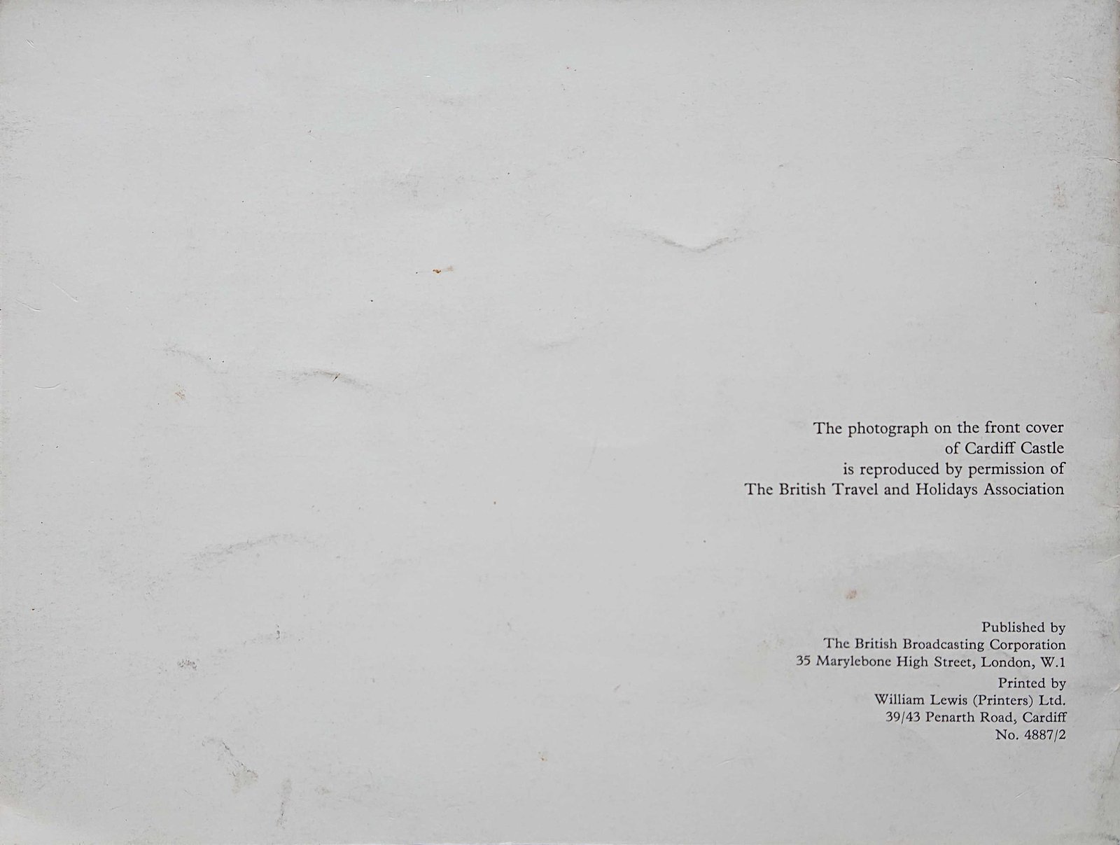 Back cover of books-OP 101